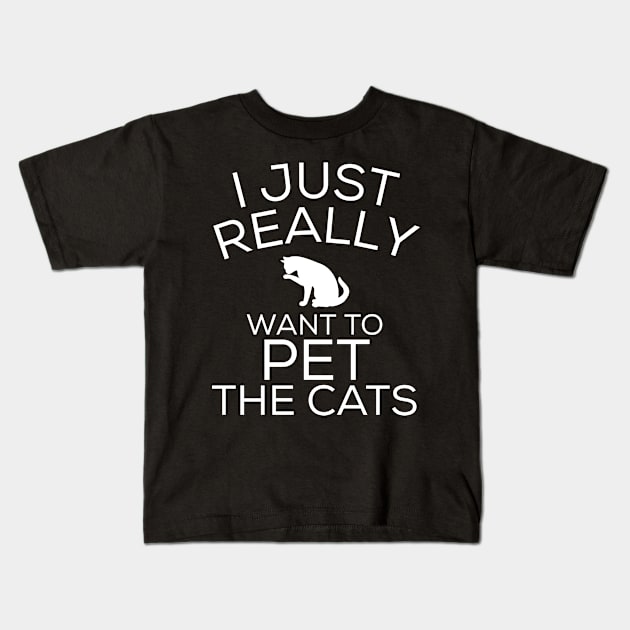 Cat gift cat lover Kids T-Shirt by ShirtyLife